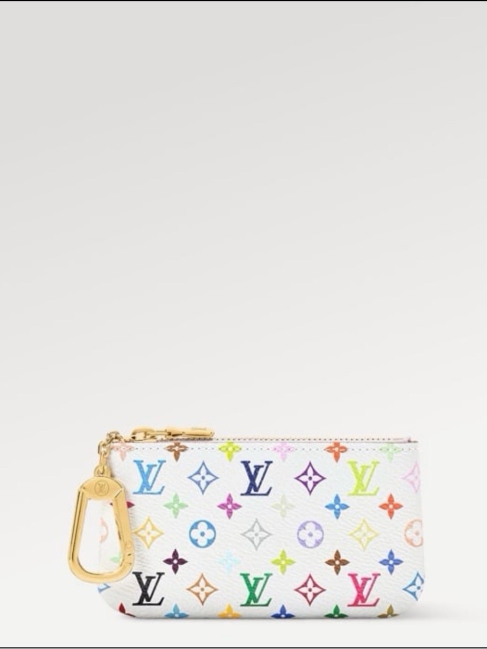 Louis Vuitton LV × TM Key Pouch
*White/Multicolor*
M28388